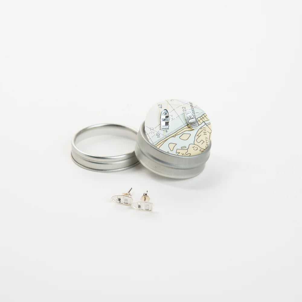 New England Dory Earrings Sterling Silver