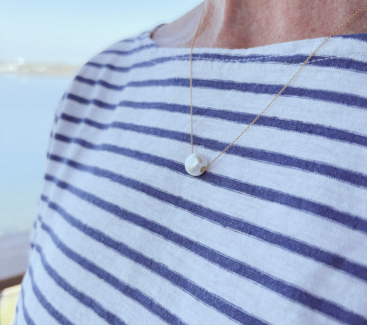 The Yankee Pearl Necklace 14kt Gold Fill