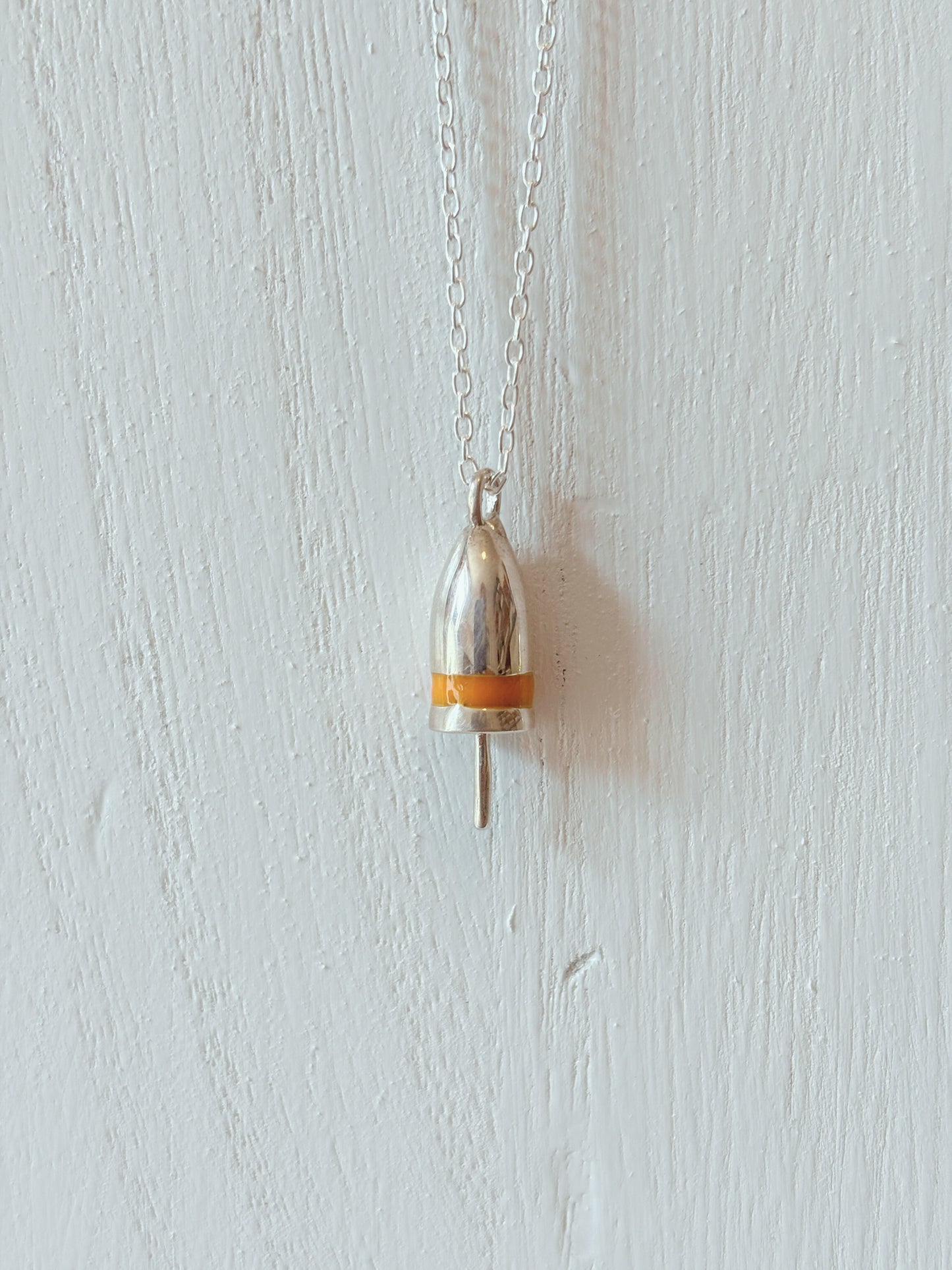 The Ketcham Buoy Pendant Sterling Silver - Colors!