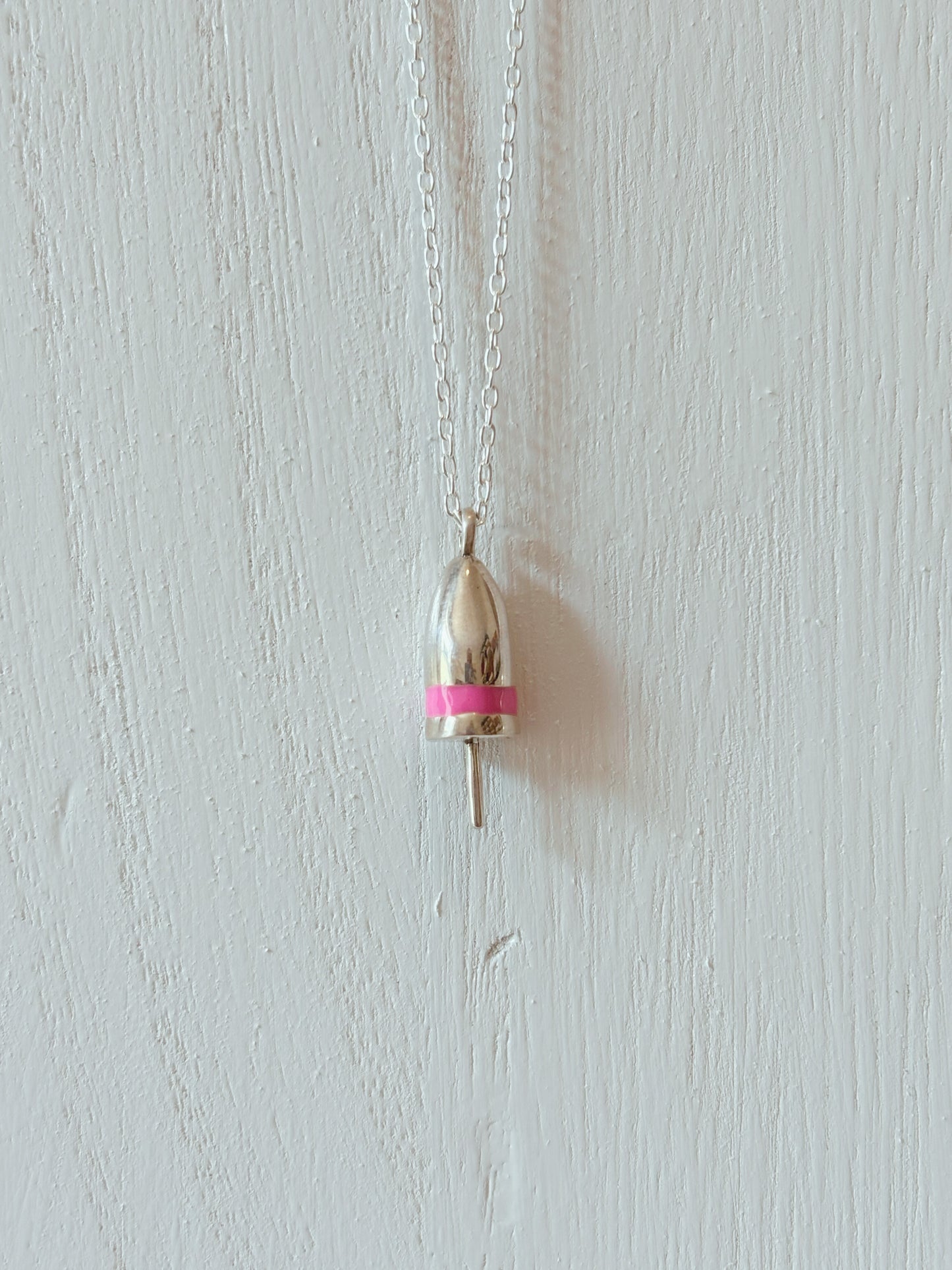 The Ketcham Buoy Pendant Sterling Silver - Colors!