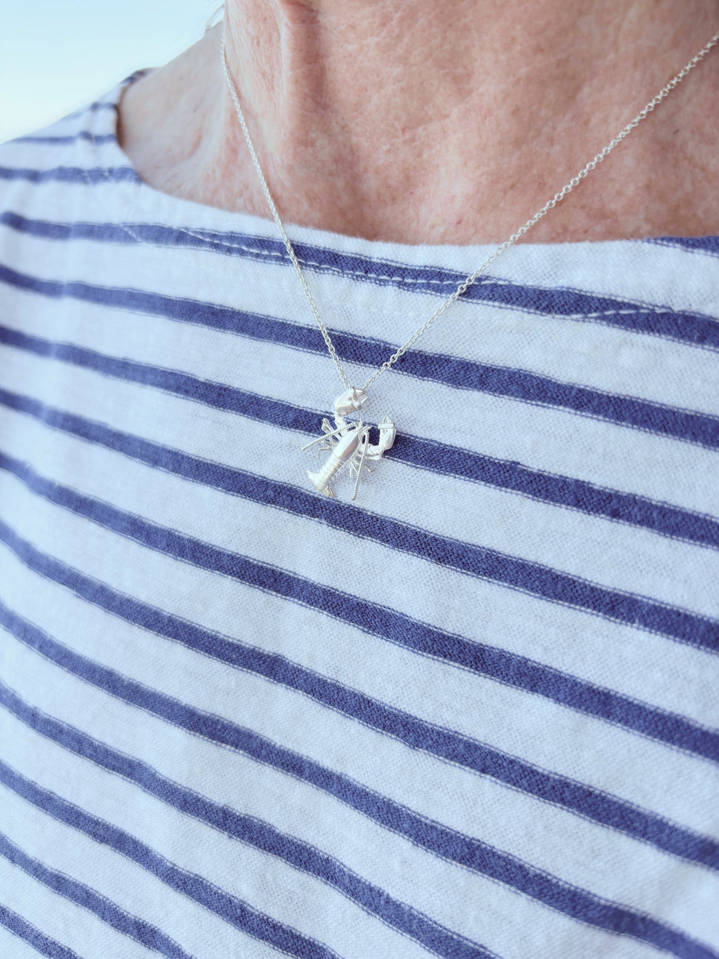 The Ketcham Lobster Pendant Sterling Silver