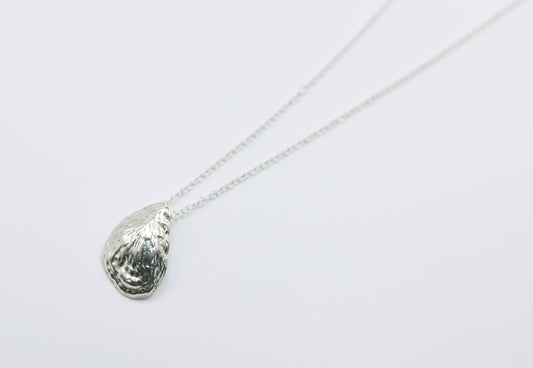 The Ketcham Oyster Shell Pendant Sterling Silver