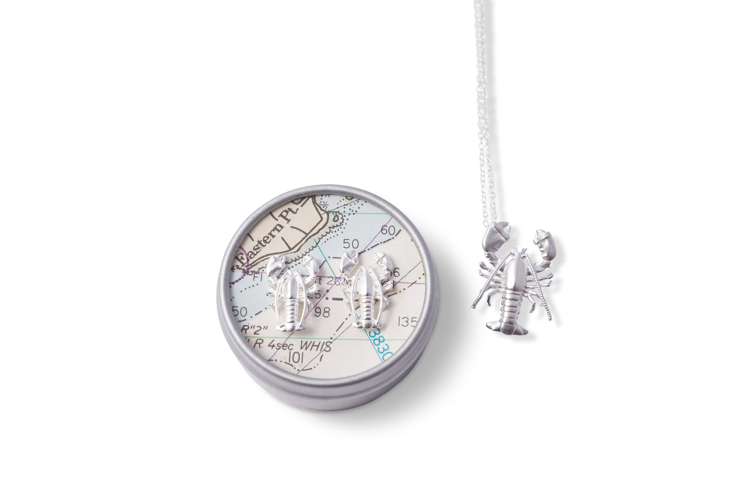 The Ketcham Lobster Pendant Sterling Silver