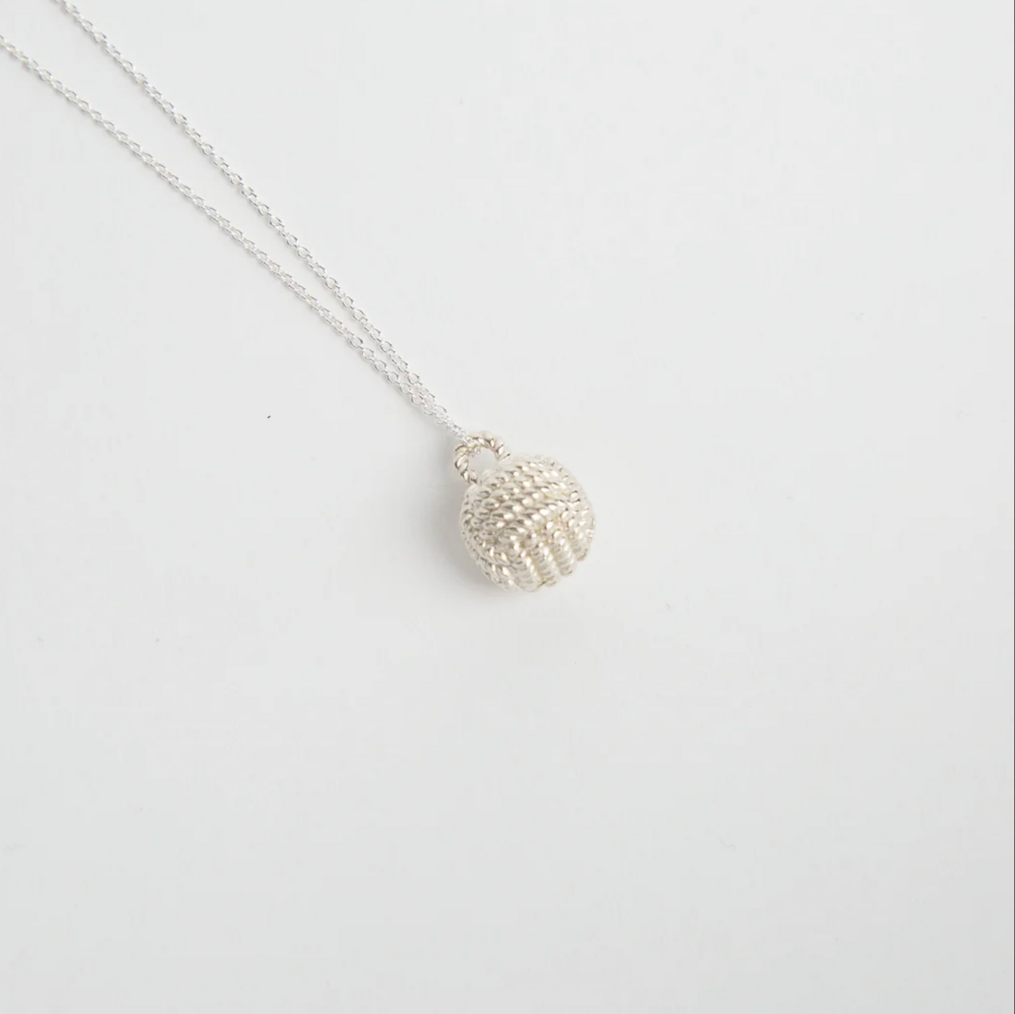 Monkey Fist Pendant Sterling Silver