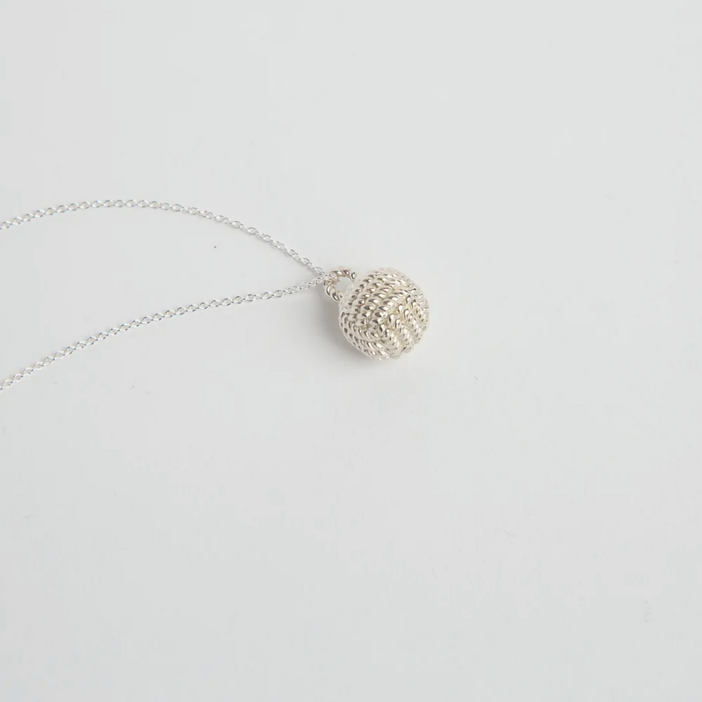 Monkey Fist Pendant Sterling Silver