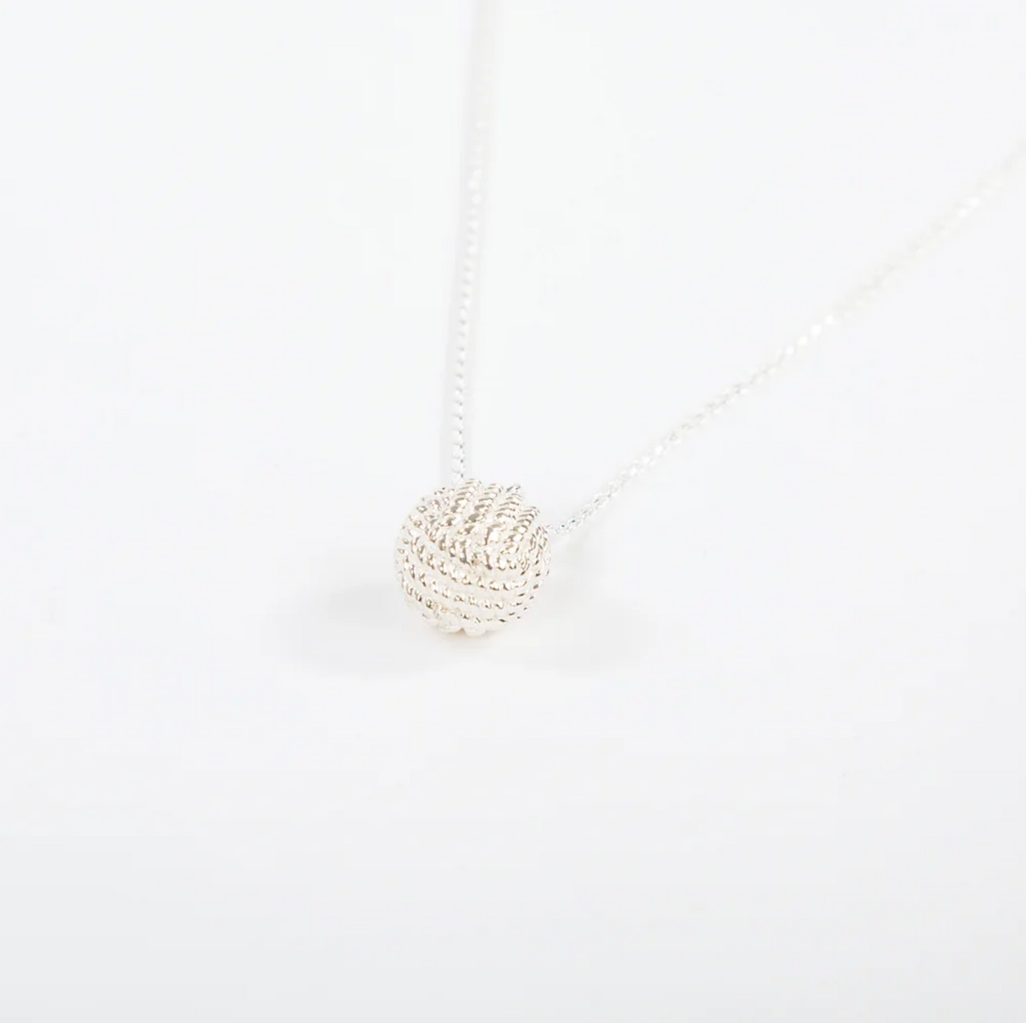 Monkey Fist Pendant Sterling Silver