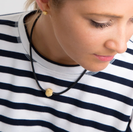 Captain's Cord Necklace Fine Silver Dipped