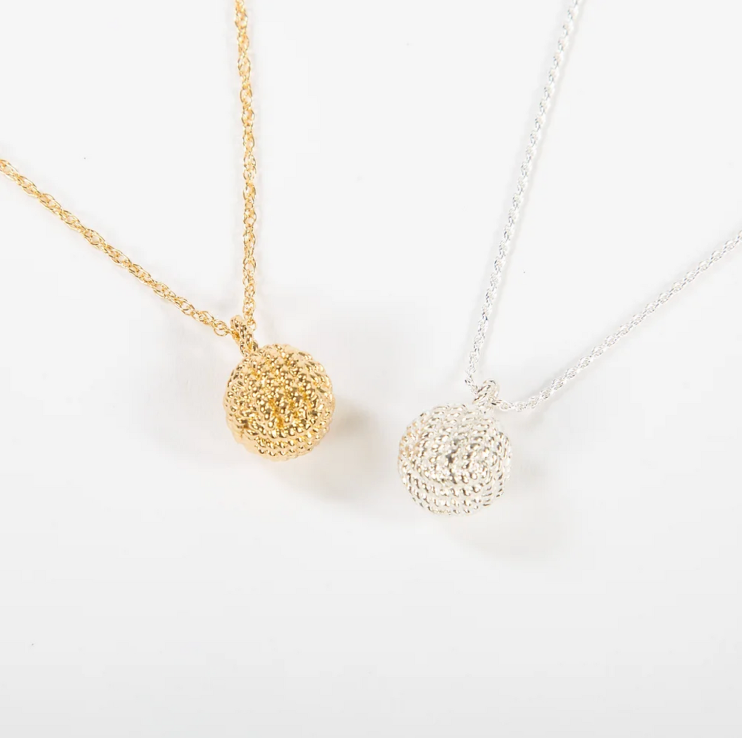 Monkey Fist Pendant 14kt Gold Dipped