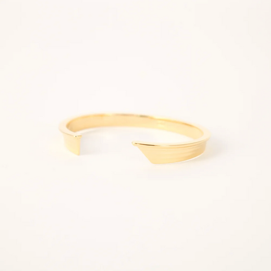 The New England Dory Cuff 14kt Gold Dipped