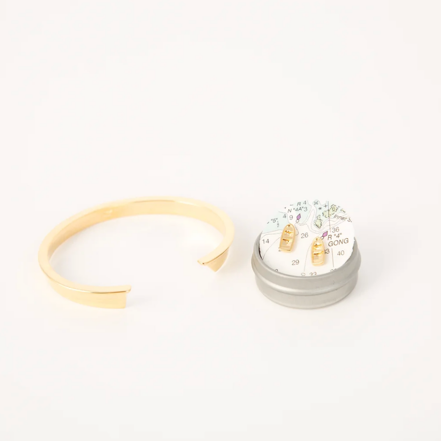 The New England Dory Cuff 14kt Gold Dipped