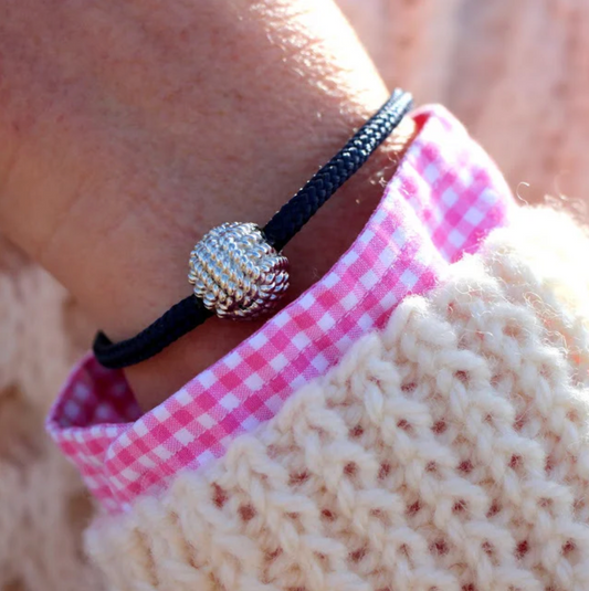 Captain's Cord Bracelet Fine Silver