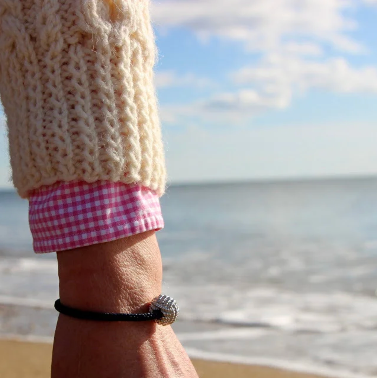 Captain's Cord Bracelet Fine Silver