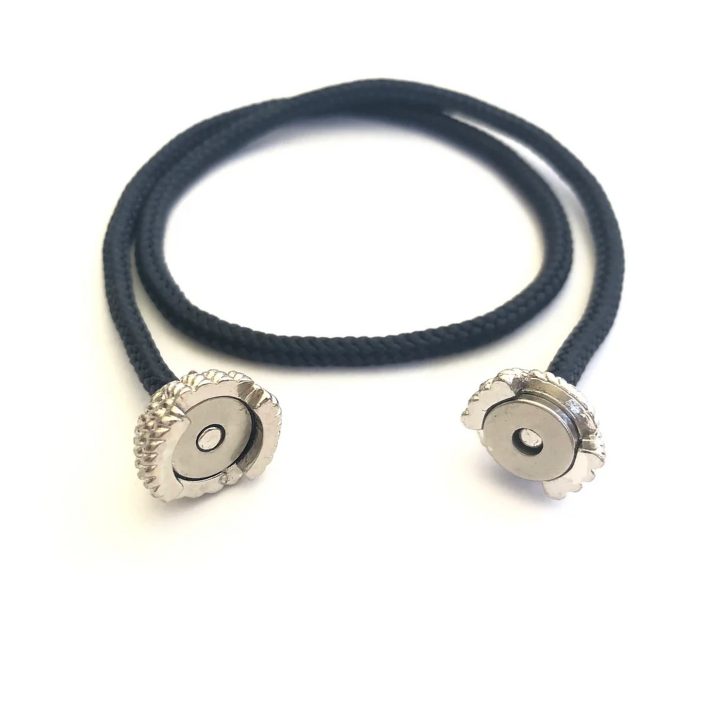 Captain's Cord Double Wrap Bracelet Fine Silver