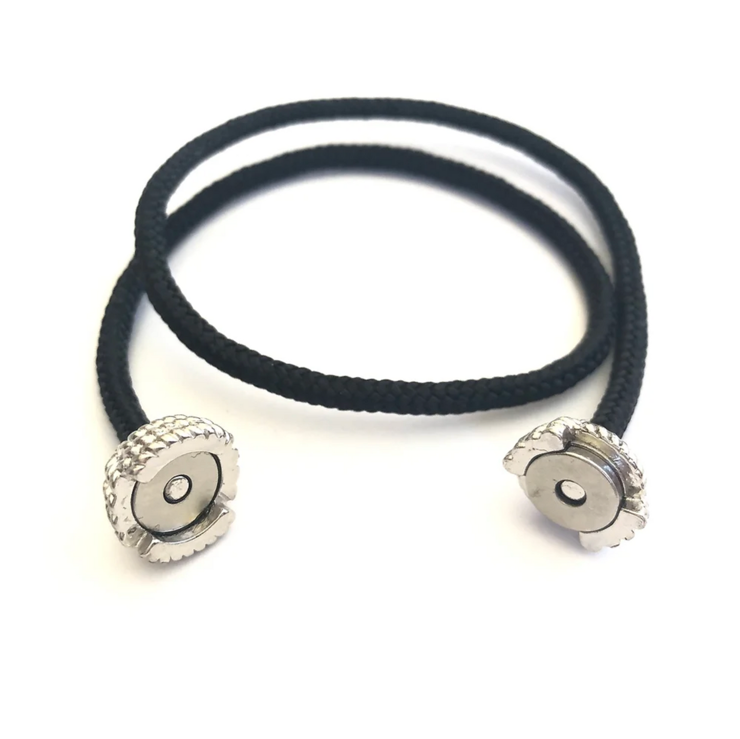 Captain's Cord Double Wrap Bracelet Fine Silver