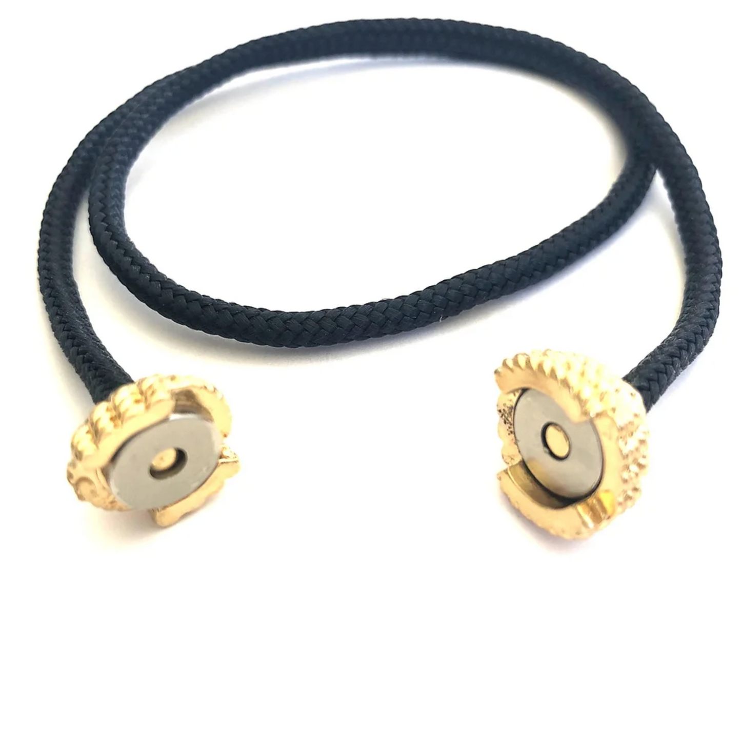 Captain's Cord Double Wrap Bracelet 14kt Gold Dipped