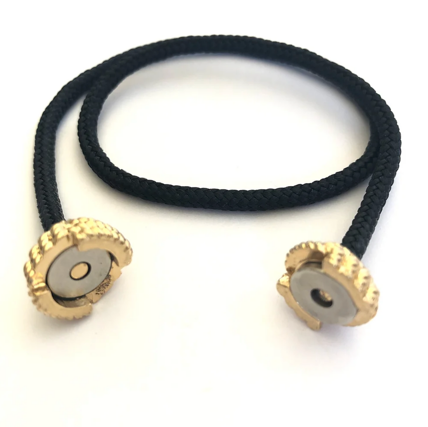Captain's Cord Double Wrap Bracelet 14kt Gold Dipped