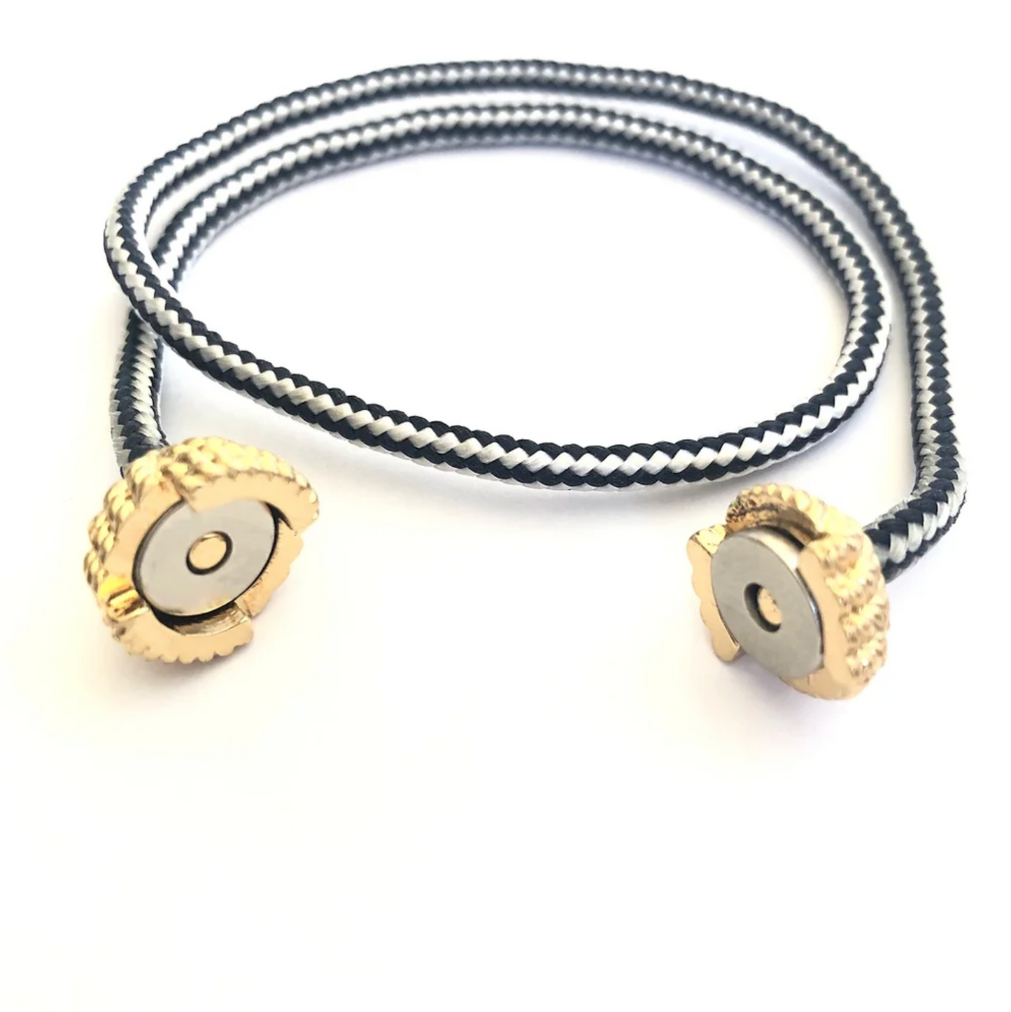 Captain's Cord Double Wrap Bracelet 14kt Gold Dipped