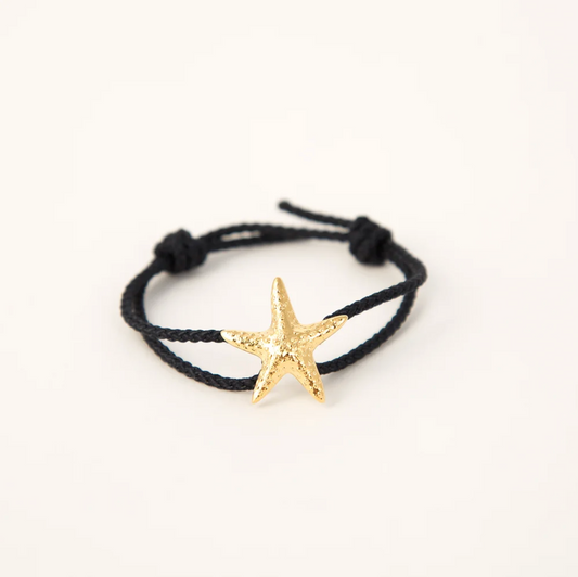 Marblehead Starfish Bracelet 14kt Gold Dipped