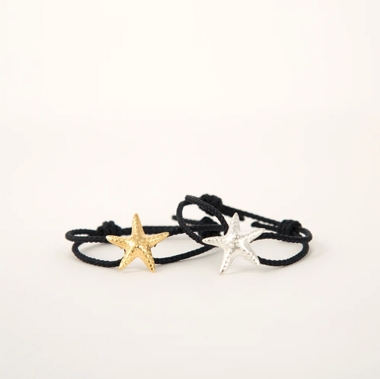 Marblehead Starfish Bracelet 14kt Gold Dipped