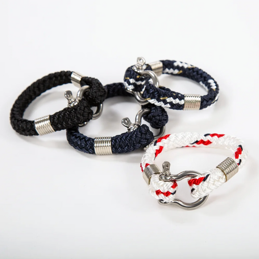 Bosun Classic Bracelet Navy Stainless Steel Shackle