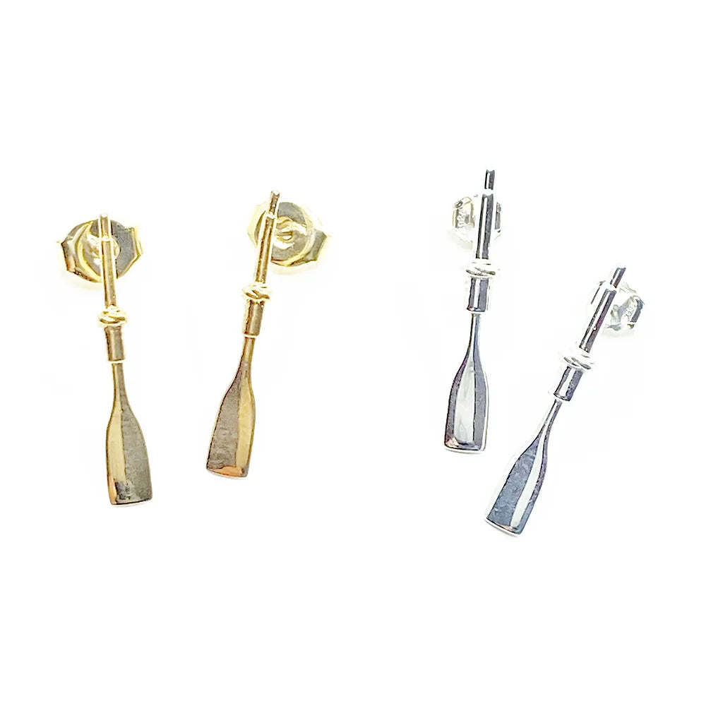 The New England Oar Earrings Sterling Silver