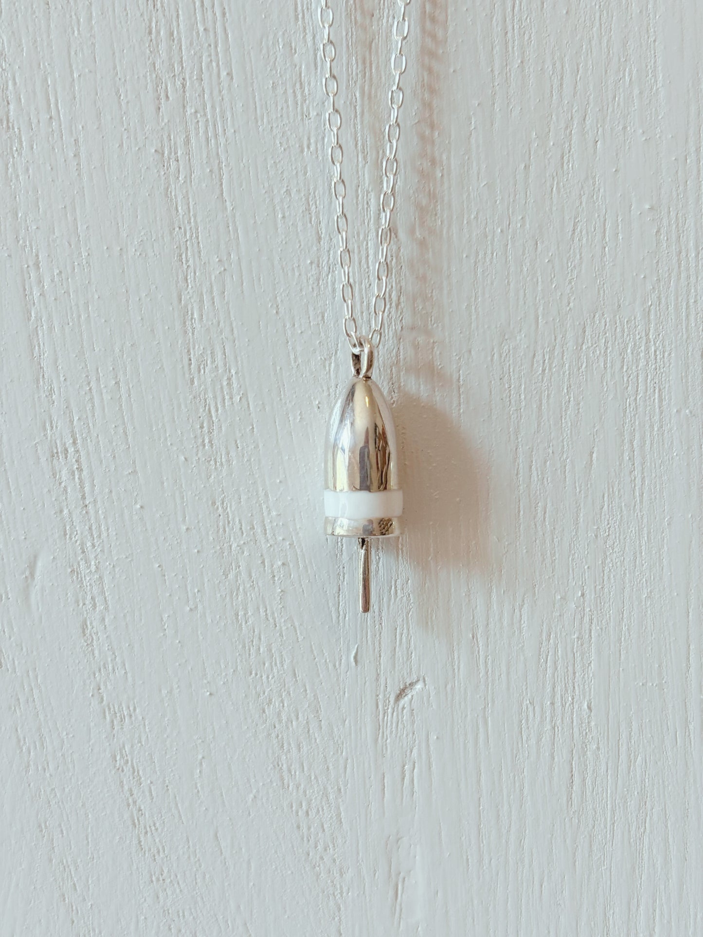 The Ketcham Buoy Pendant Sterling Silver - Colors!