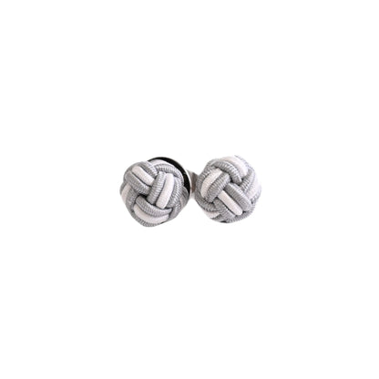 Monkey Fist Earrings: Grey Lady & Crisp White