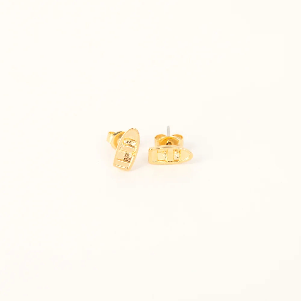 Dory Earrings 14kt gold dipped