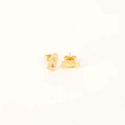 Dory Earrings 14kt gold dipped