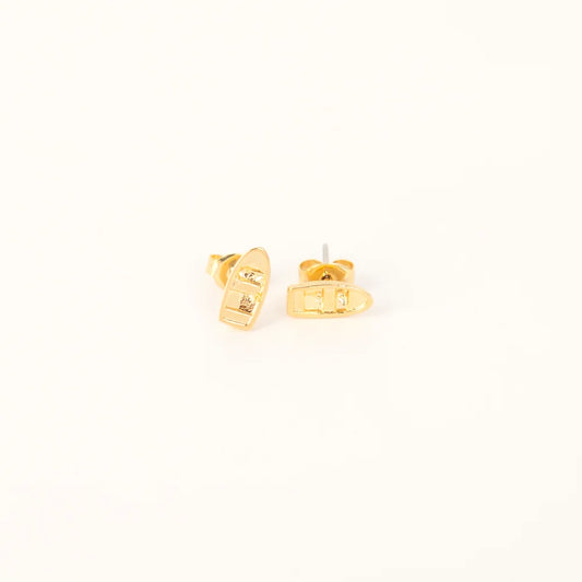 Dory Earrings 14kt gold dipped