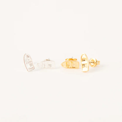 Dory Earrings 14kt gold dipped