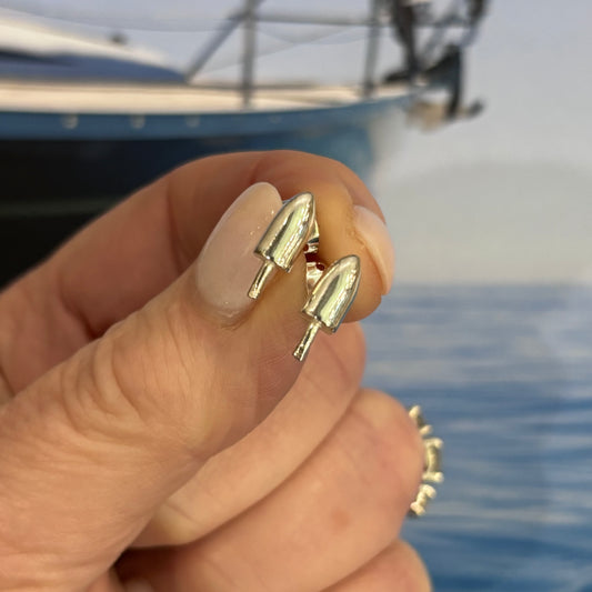 The Ketcham Buoy Earrings Sterling Silver