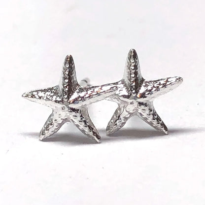 Marblehead Starfish Earrings Sterling Silver