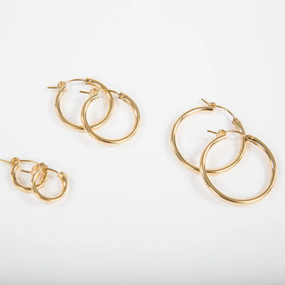 Mast Hoop Earrings Gold