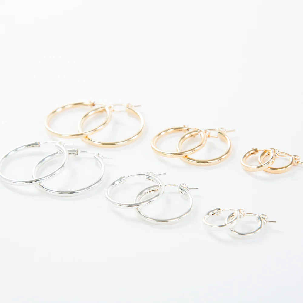 Mast Hoop Earrings Gold