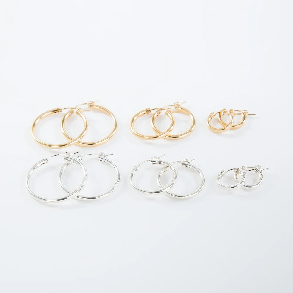 Mast Hoop Earrings Gold