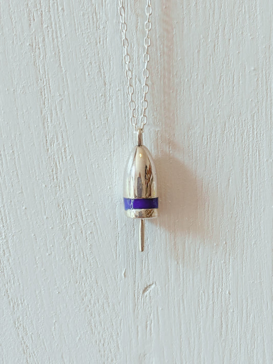 The Ketcham Buoy Pendant Sterling Silver - Colors!