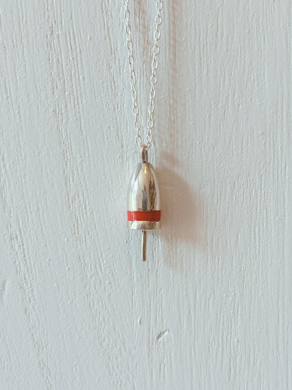 The Ketcham Buoy Pendant Sterling Silver - Colors!
