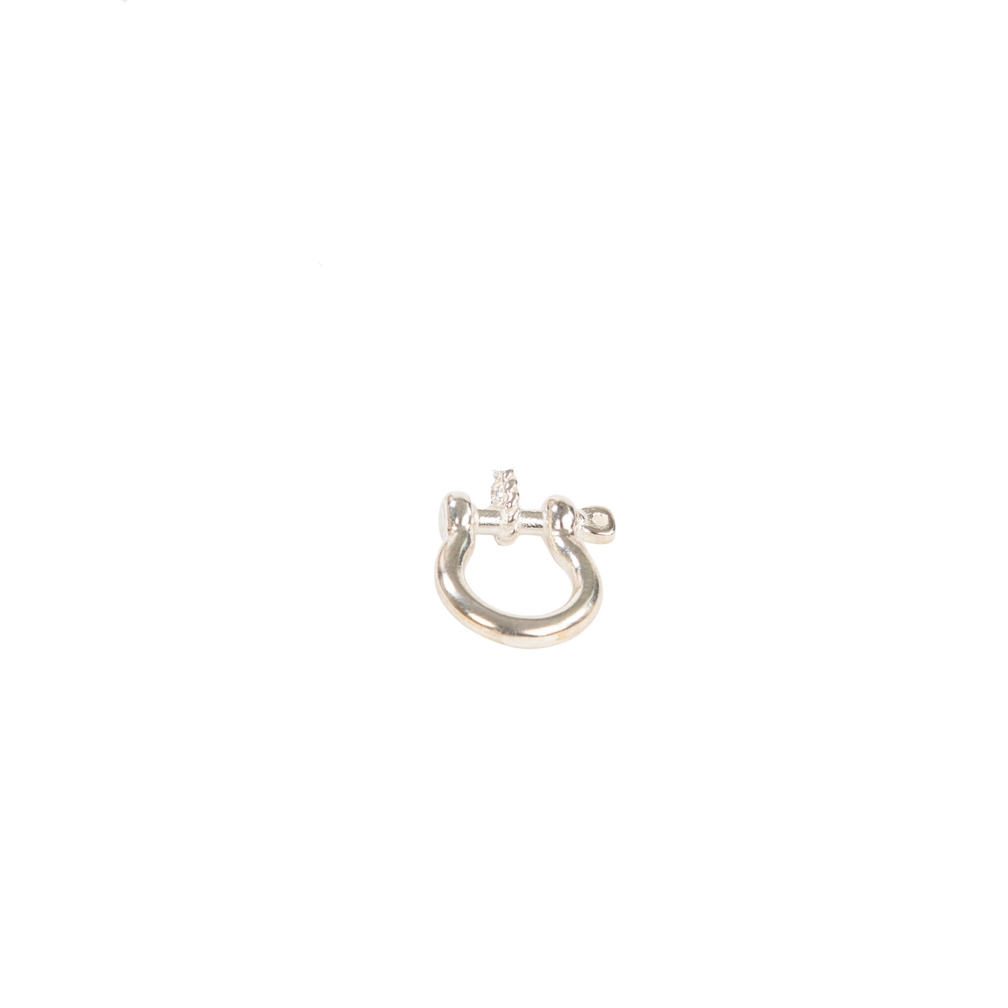 Mariner Shackle Pendant Sterling Silver - Pendant ONLY