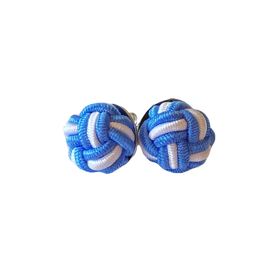 Monkey Fist: Atlantic Blue & Crisp White