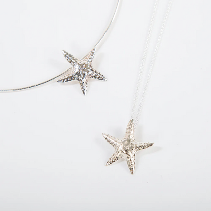 Marblehead Starfish Necklace Sterling Silver