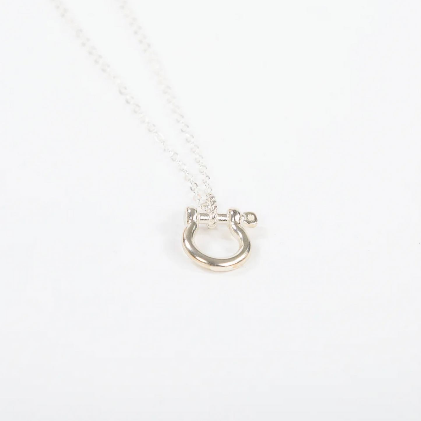 Mariner Shackle Pendant Sterling Silver