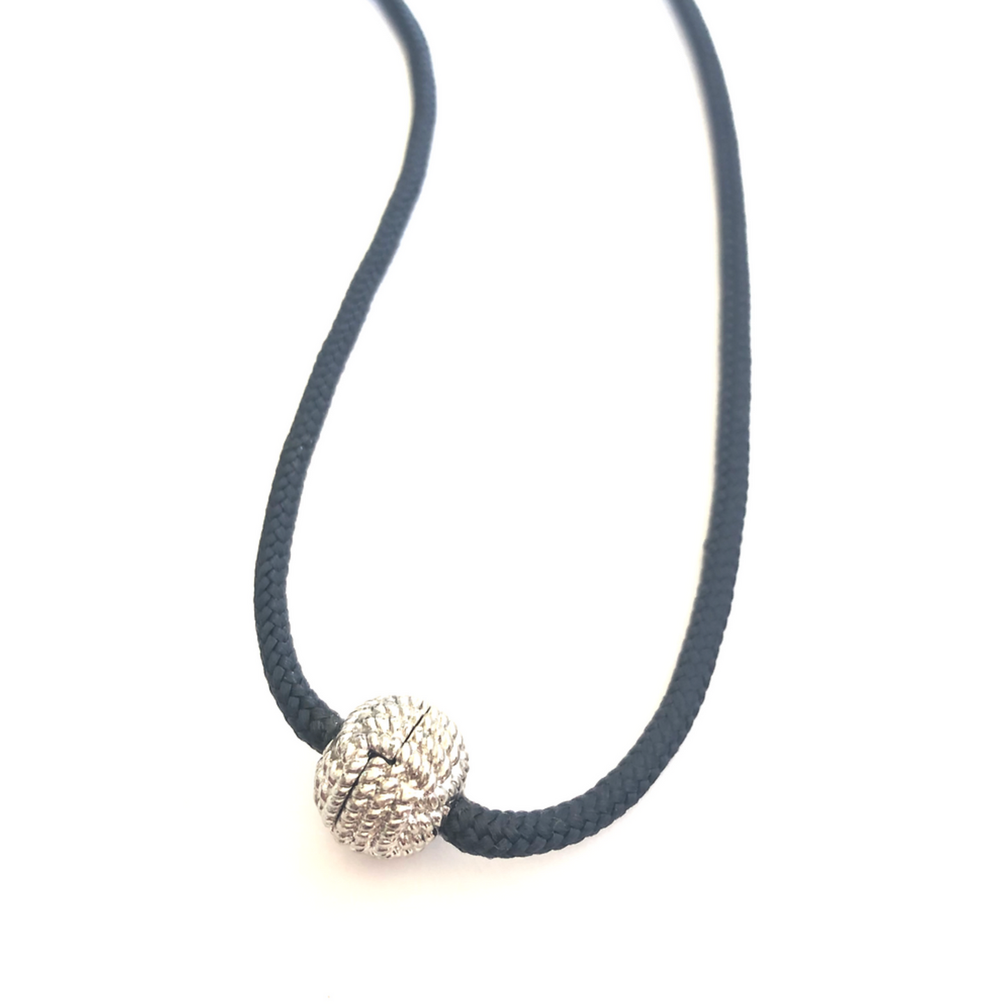 Captain's Cord Necklace Pewter