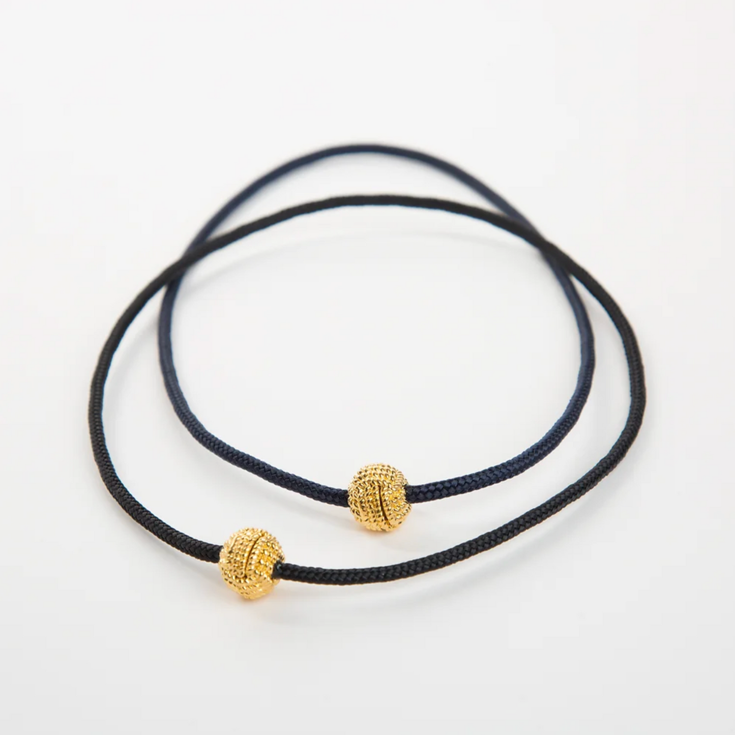 Captain's Cord Necklace 14kt Gold Dipped