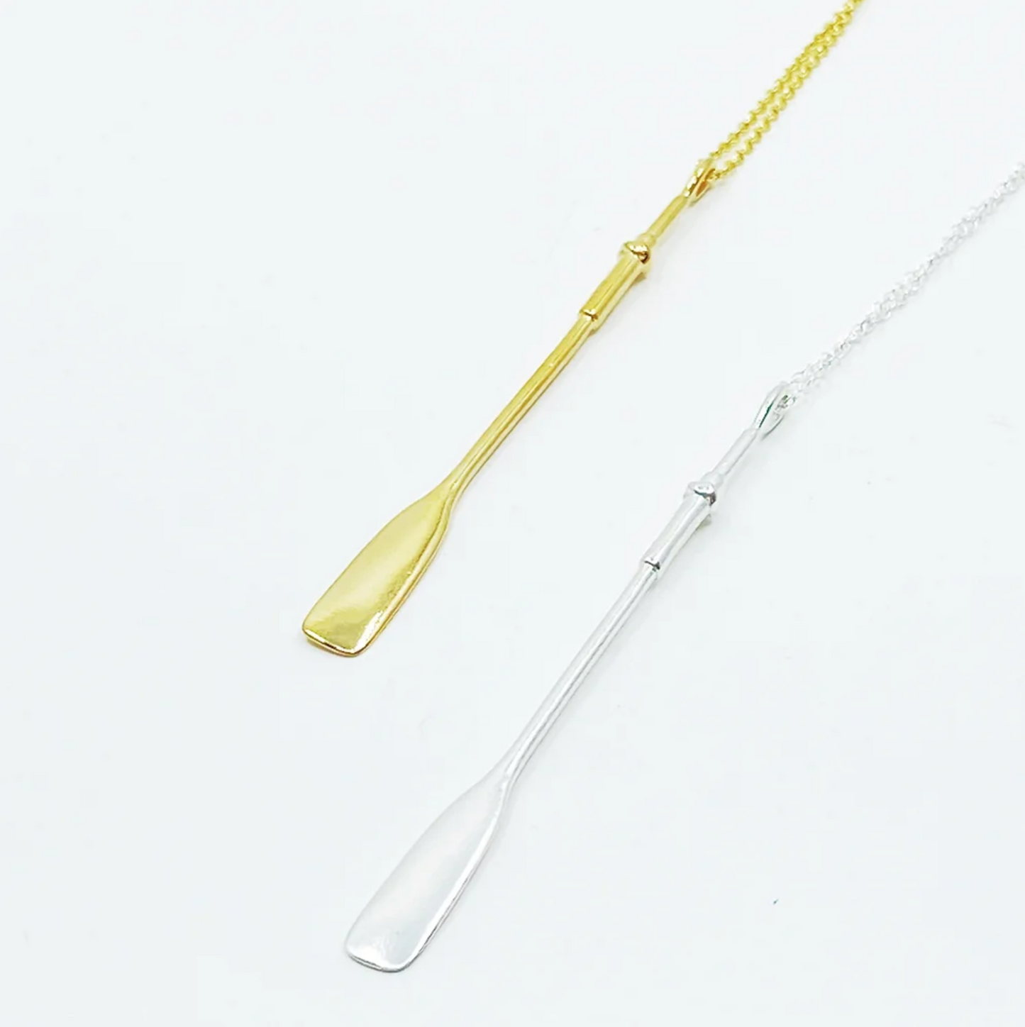 The New England Oar Pendant 14kt Gold Dipped