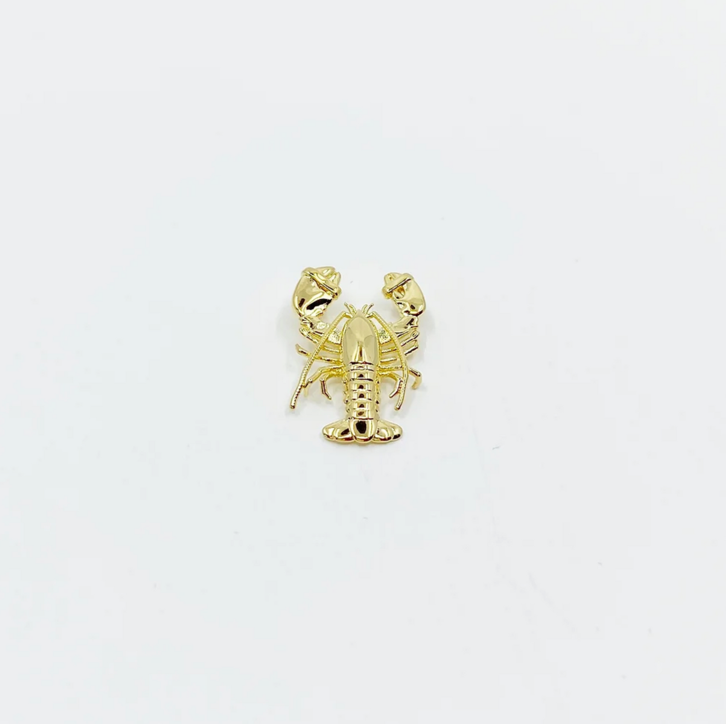 The Ketcham Lobster Pendant 14kt Gold Dipped