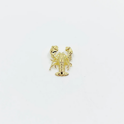 The Ketcham Lobster Pendant 14kt Gold Dipped