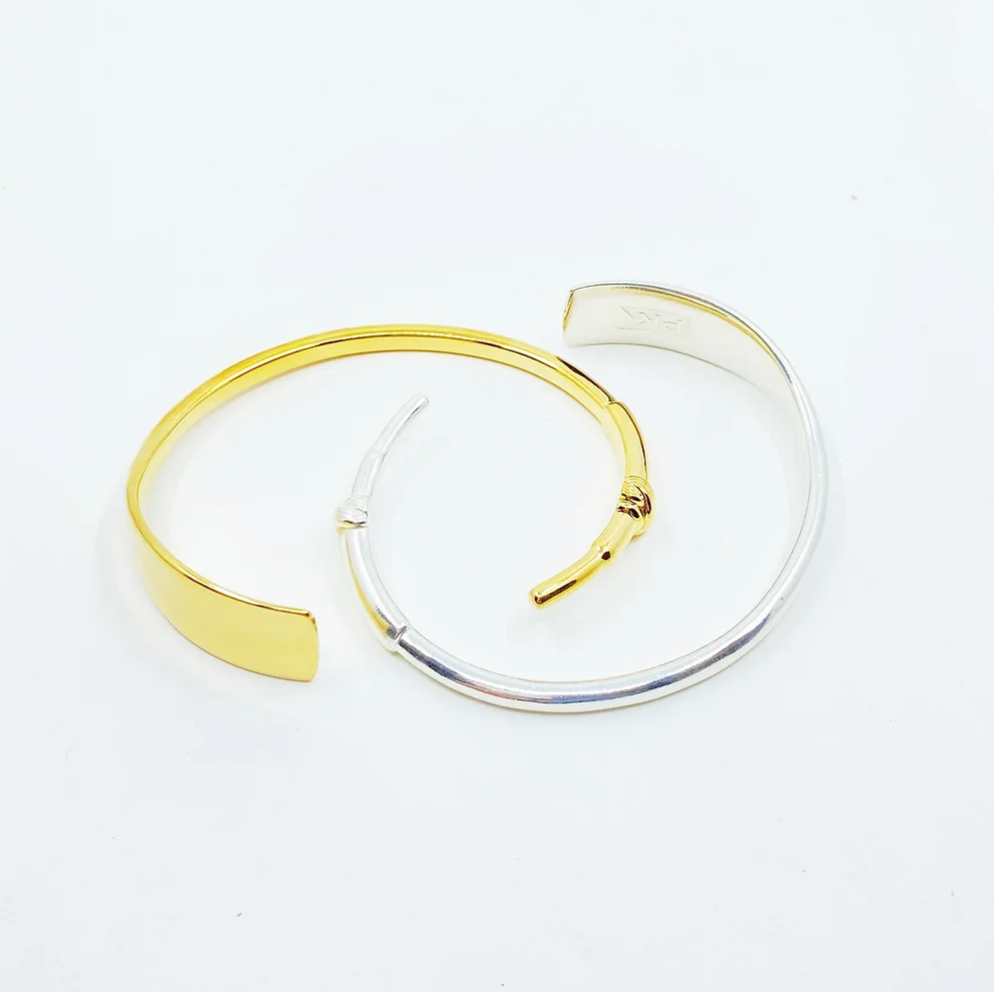 The New England Oar Cuff 14kt Gold Dipped