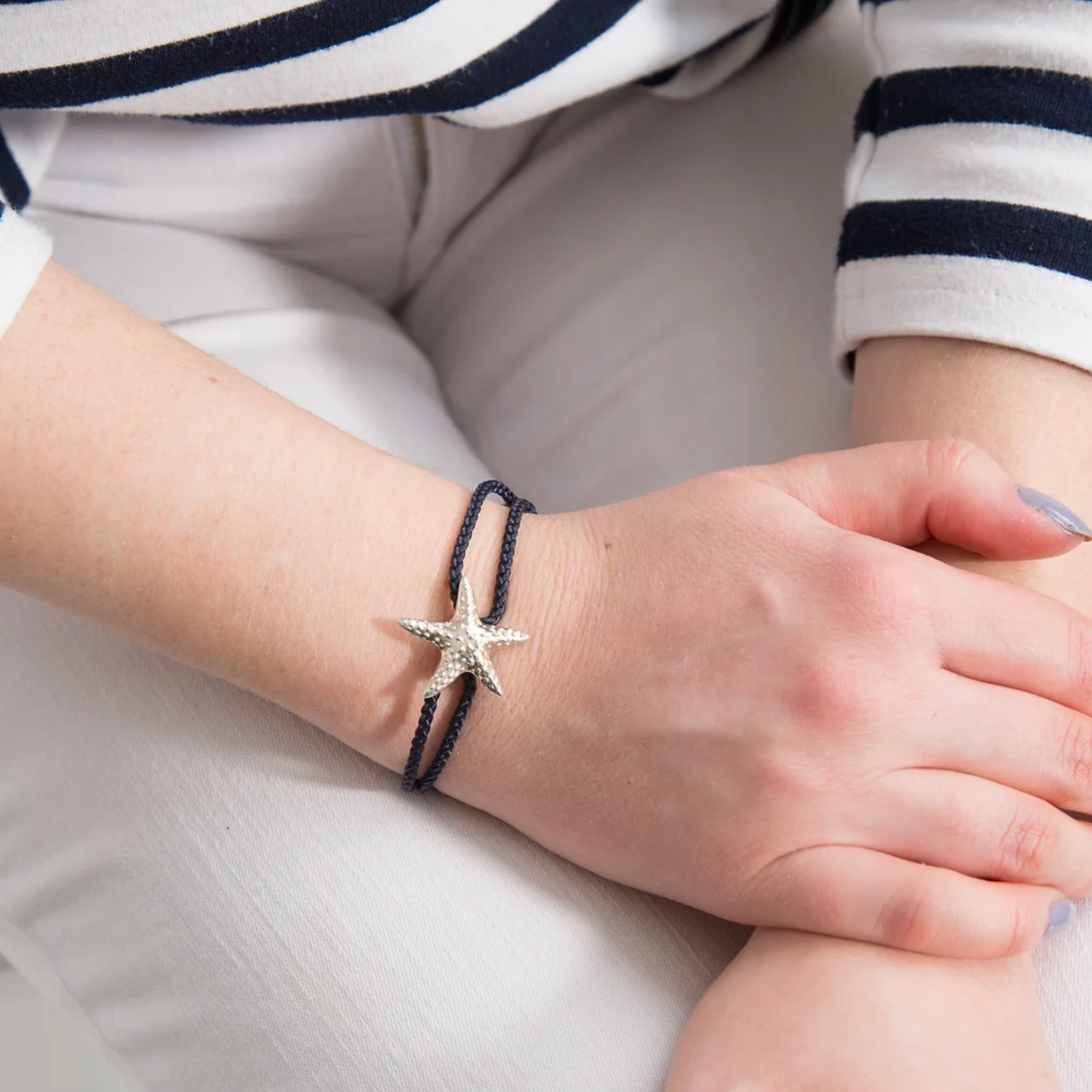 Marblehead Starfish Bracelet Sterling Silver