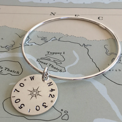 True North Compass Rose Bangle